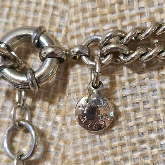 J. Crew Double Strand Faux Pearl Rhinestone Station Necklace - Picture 3 of 3